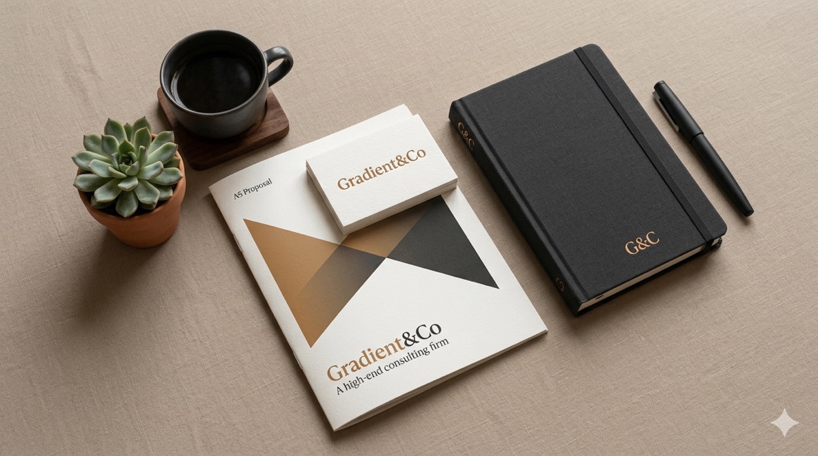 Gradient & Co. branded materials